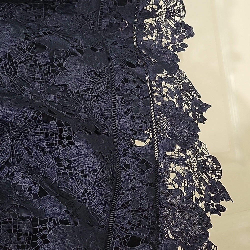 WHBM Lace Midi |Officer Blue (Navy) |  Size 14  👗 - Picture 7 of 16